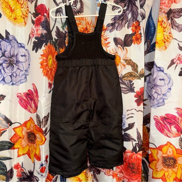 Cherokee Kids Unisex Black Snow Bib - Picture 2 of 6